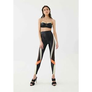 NWT P.E Nation Black and Orange Leggings